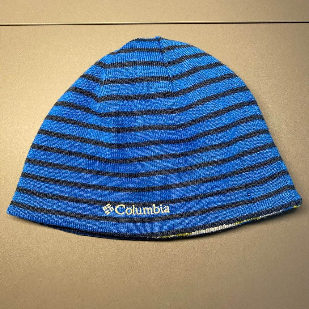 Columbia Kids Unisex Size Small/Medium Beanie Hat Blue Winter Outdoor